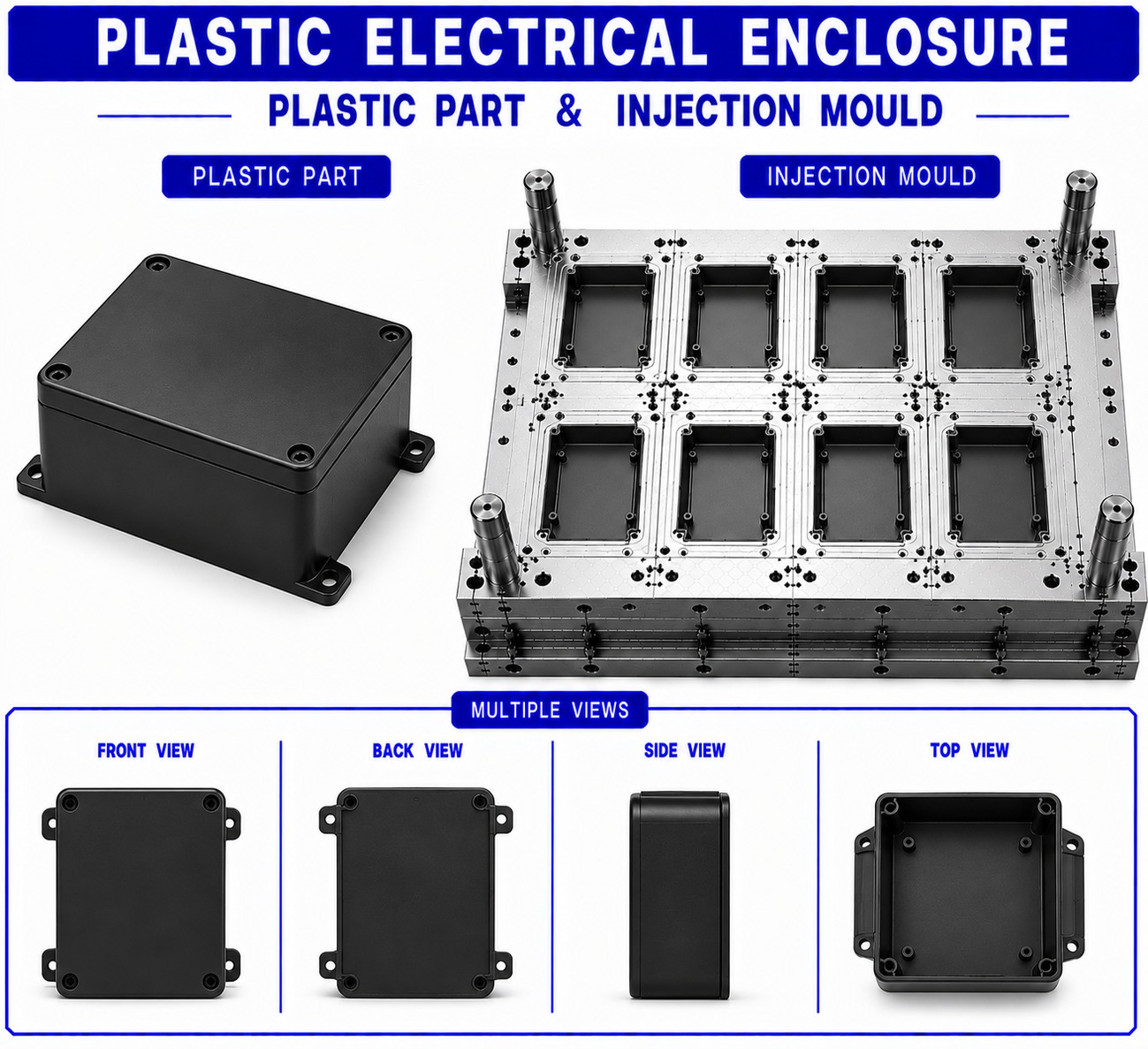 Plastic Electrical Enclosure Mould and Moulding Service